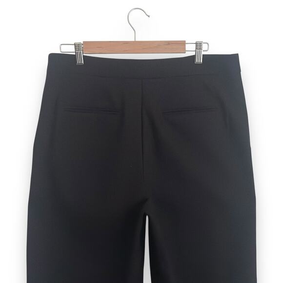 Ann Taylor Women's The Wide Leg Crop Pant Size 12 Black High Rise 595046 - Picture 5 of 9